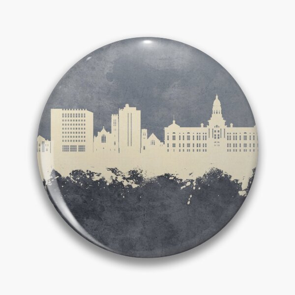 Item preview, Cheyenne Wyoming Skyline designed and sold by ArtPrints.