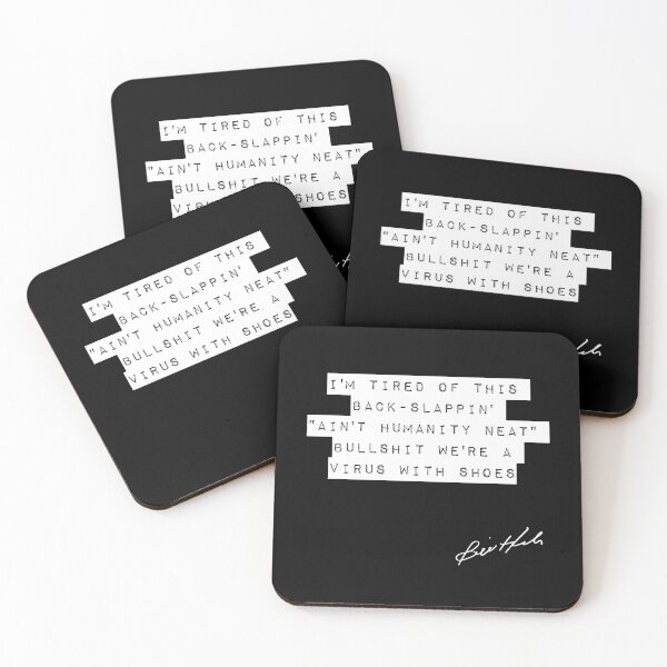 Item preview, Bill Hicks Quote - A Virus With Shoes - 2 designed and sold by TheGenesisArk.