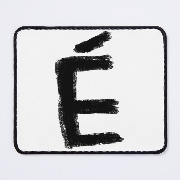 Item preview, E Acute Accent for Francophile or French Teacher designed and sold by badlydrawnbabe.