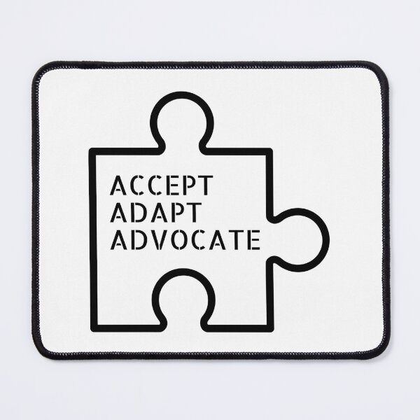 Item preview, Accept Adapt Advocate-Autism Awareness designed and sold by NikitaAg.