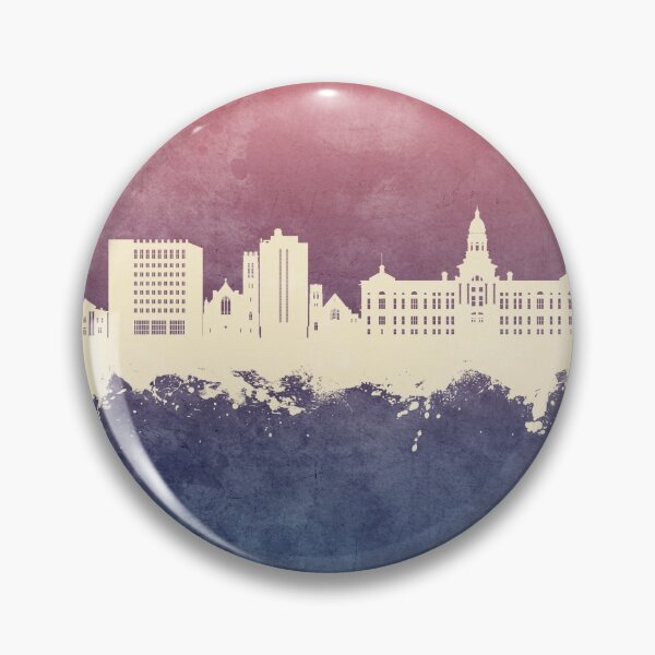 Item preview, Cheyenne Wyoming Skyline designed and sold by ArtPrints.