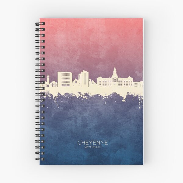 Artikelvorschau, Cheyenne Wyoming Skyline entworfen und verkauft von ArtPrints.