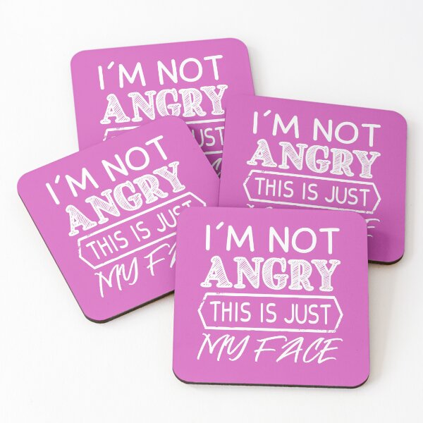Item preview, I'm Not Angry This Is Just My Face, Funny, Sarcastic, Humor  designed and sold by JustGift.