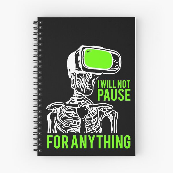 Item preview, Skeleton VR Gamer - Will not Pause For Anything VRS2 designed and sold by vivendulies.
