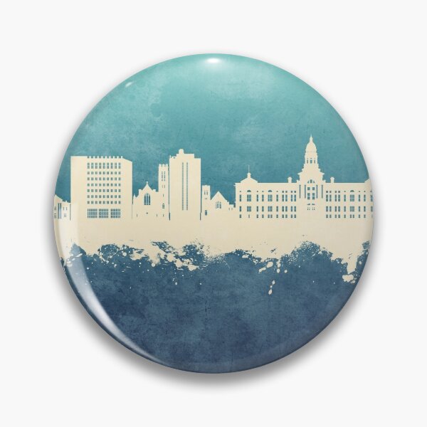 Item preview, Cheyenne Wyoming Skyline designed and sold by ArtPrints.