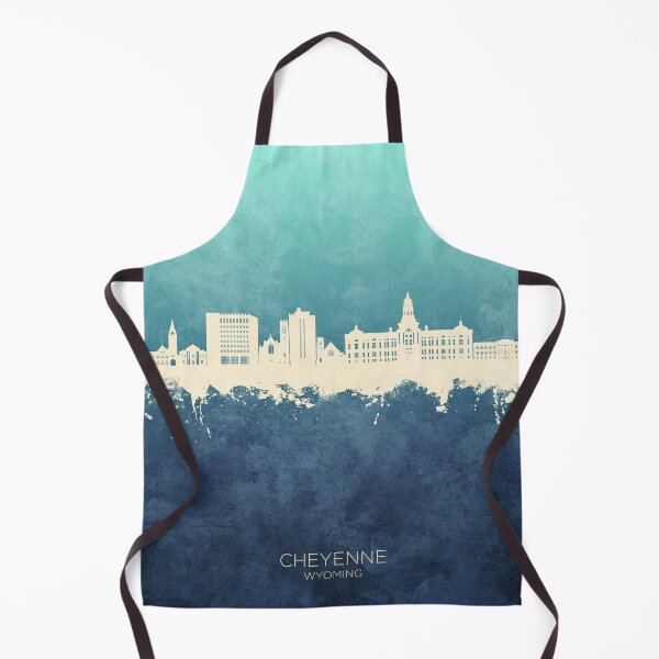 Item preview, Cheyenne Wyoming Skyline designed and sold by ArtPrints.