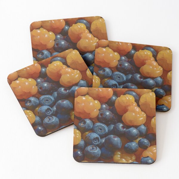 Item preview, cloudberry with blueberry wild berries designed and sold by yarvin13.