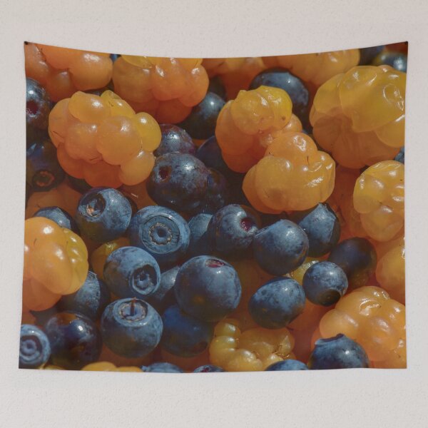 Item preview, cloudberry with blueberry wild berries designed and sold by yarvin13.