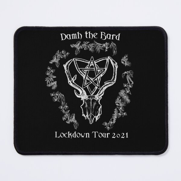 Item preview, Damh the Bard Lockdown 21 (White image, transparent background) designed and sold by TimHackl.