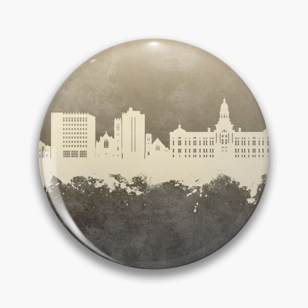 Item preview, Cheyenne Wyoming Skyline designed and sold by ArtPrints.