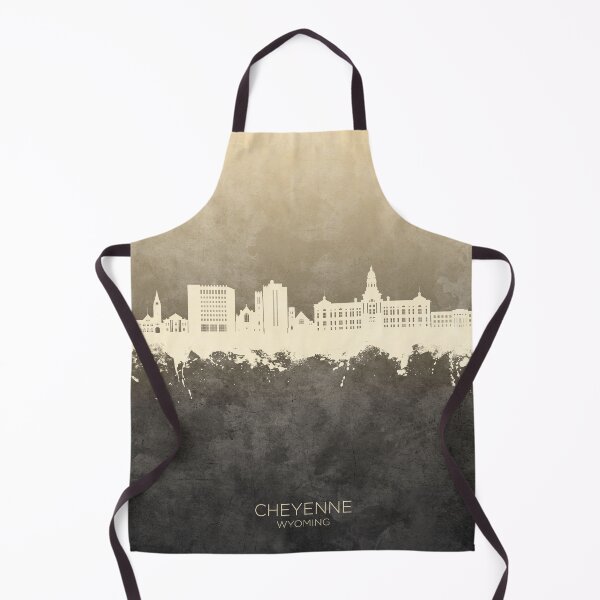 Item preview, Cheyenne Wyoming Skyline designed and sold by ArtPrints.