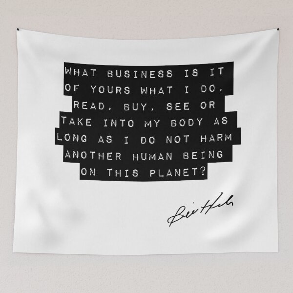 Item preview, Bill Hicks Quote - What Business? designed and sold by TheGenesisArk.