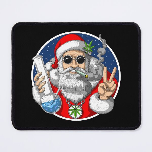 Item preview, Santa Smoking Weed designed and sold by underheaven.