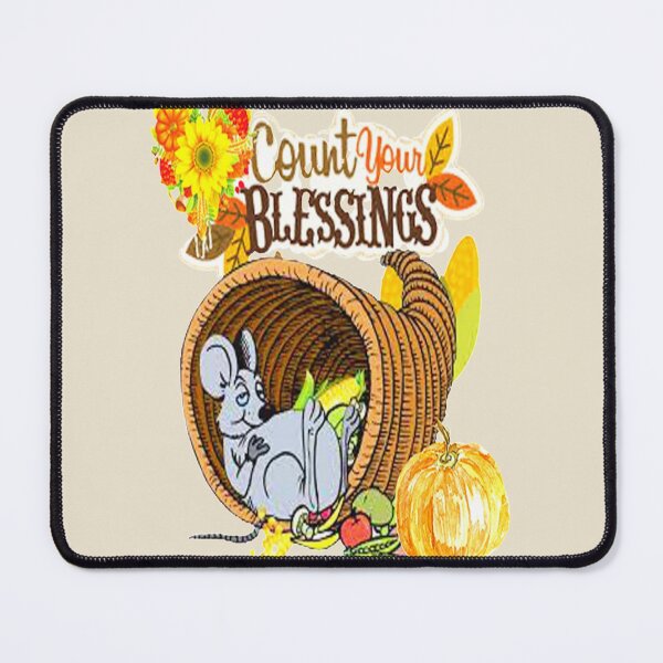Item preview, Count Your Blessings, be thankful, Plaid and all things pumpkin Thanksgiving ,Thankful Grateful Blessed, Pumpkin spice and all things nice designed and sold by Adri Barnard.