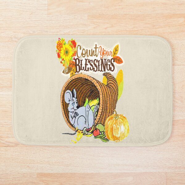 Item preview, Count Your Blessings, be thankful, Plaid and all things pumpkin Thanksgiving ,Thankful Grateful Blessed, Pumpkin spice and all things nice designed and sold by Adri Barnard.