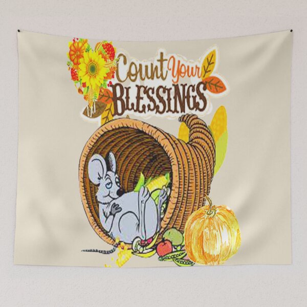 Item preview, Count Your Blessings, be thankful, Plaid and all things pumpkin Thanksgiving ,Thankful Grateful Blessed, Pumpkin spice and all things nice designed and sold by Adri Barnard.