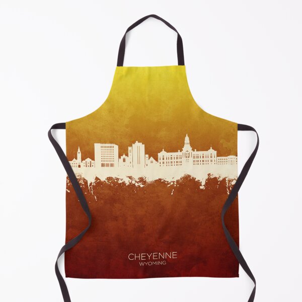 Item preview, Cheyenne Wyoming Skyline designed and sold by ArtPrints.