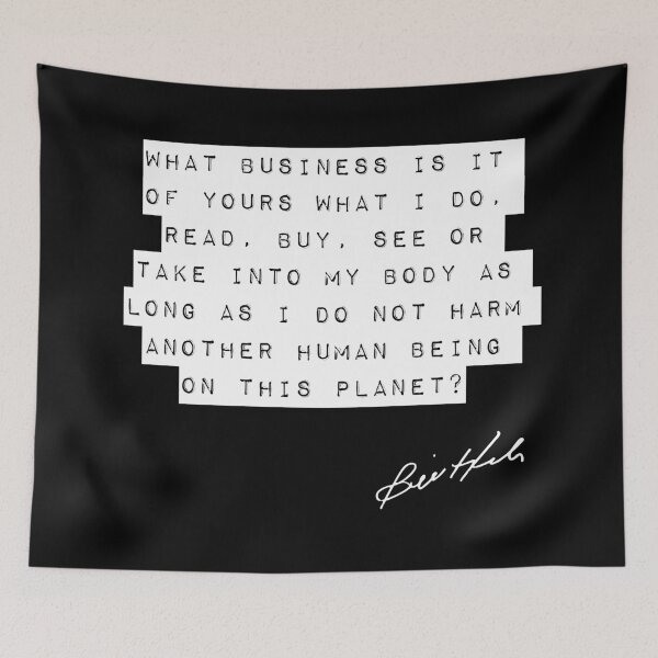 Item preview, Bill Hicks Quote - What Business? - 2 designed and sold by TheGenesisArk.