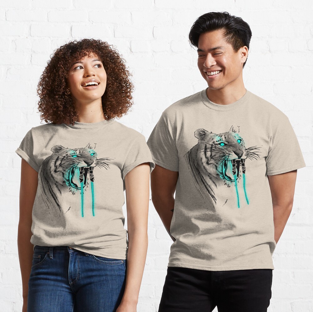 Saber Toothed Tiger T Shirt By Tobiasfonseca Redbubble - saber tooth tiger t shirt roblox