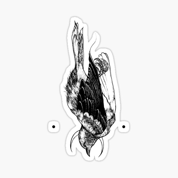 Moon Bird Sticker