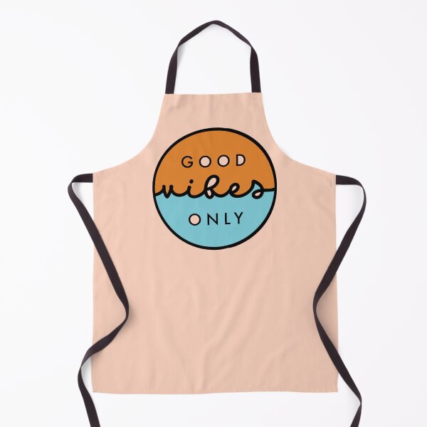 Item preview, GOOD VIBES ONLY ROUND DESIGN WAVES STICKER designed and sold by aydapadi.