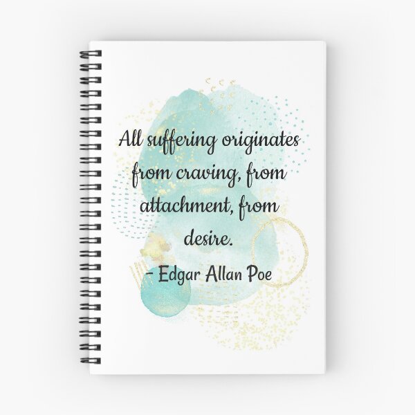 Item preview, Spiritual Quotes - All suffering originates  from  - Edgar Allan Poe  designed and sold by Quoteology101.