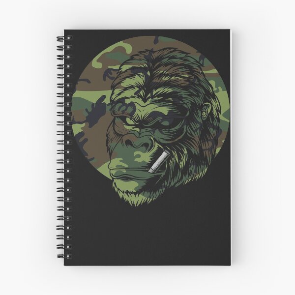 Item preview, Smoking Gorilla Monkey Ape Smoke Camouflage designed and sold by fantasyy.