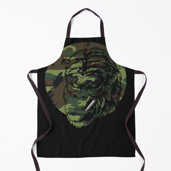 Item preview, Smoking Gorilla Monkey Ape Smoke Camouflage designed and sold by fantasyy.