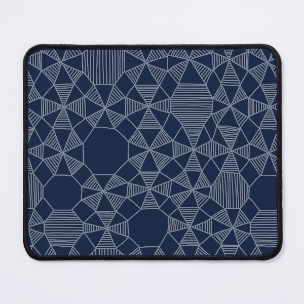 Item preview, Doodle Geometrics on Blue designed and sold by The Wellington Boot.