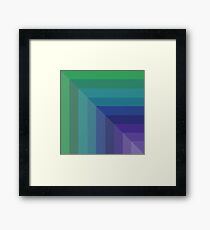 Contemporary Cool Hues Framed Print
