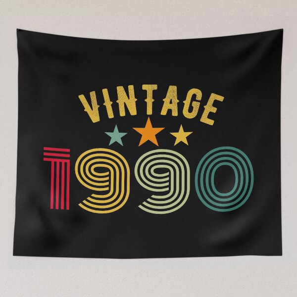 Item preview, Vintage 1990 Birthday design designed and sold by PlusAdore.