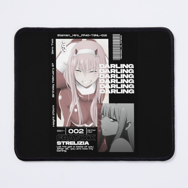 Item preview, Zero Two 02 Darling in the Franxx Aesthetic Anime Design designed and sold by TimHackl.