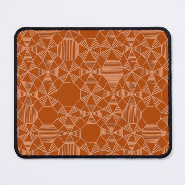 Item preview, Doodle Geometrics in Burnt Orange designed and sold by The Wellington Boot.