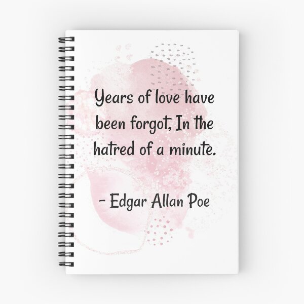 Item preview, Love quotes for him  |  Break up quotes - Years of love have been - Edgar Allan Poe designed and sold by Quoteology101.