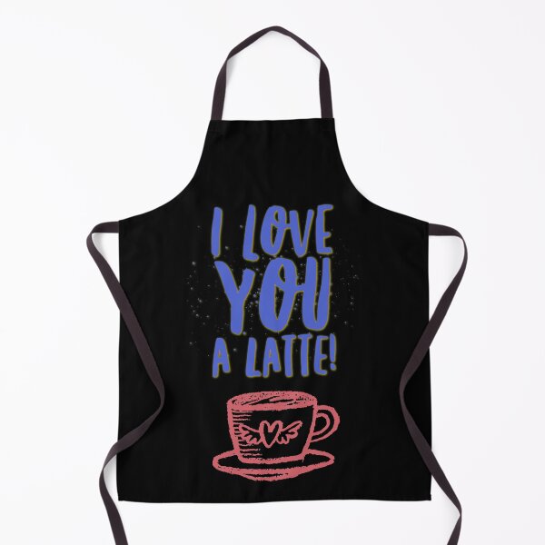 Item preview, Cute coffee lover quote. I love you a latte. Caffeine lover design. designed and sold by efenem.