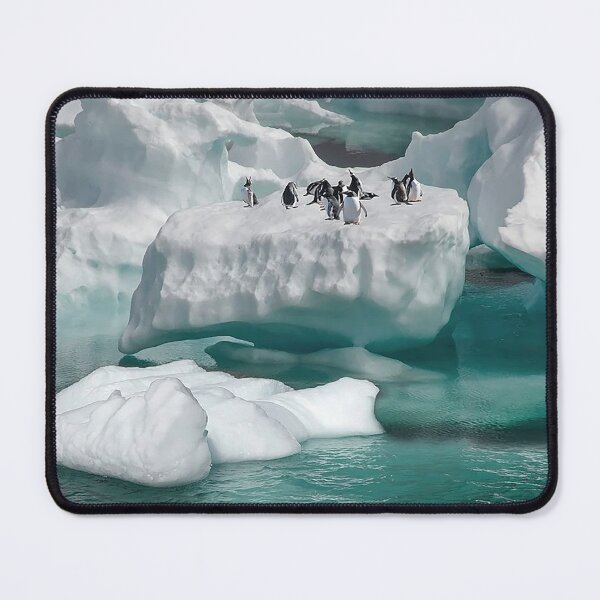 Item preview, Penguins on the ice floe designed and sold by OrionPhotograph.