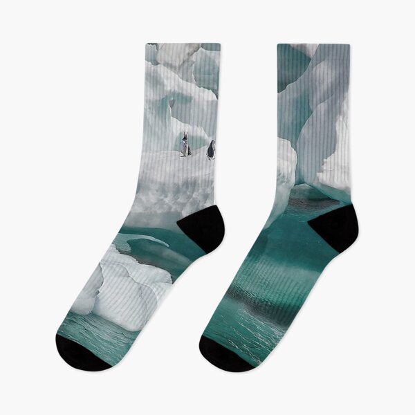 Item preview, Penguins on the ice floe designed and sold by OrionPhotograph.