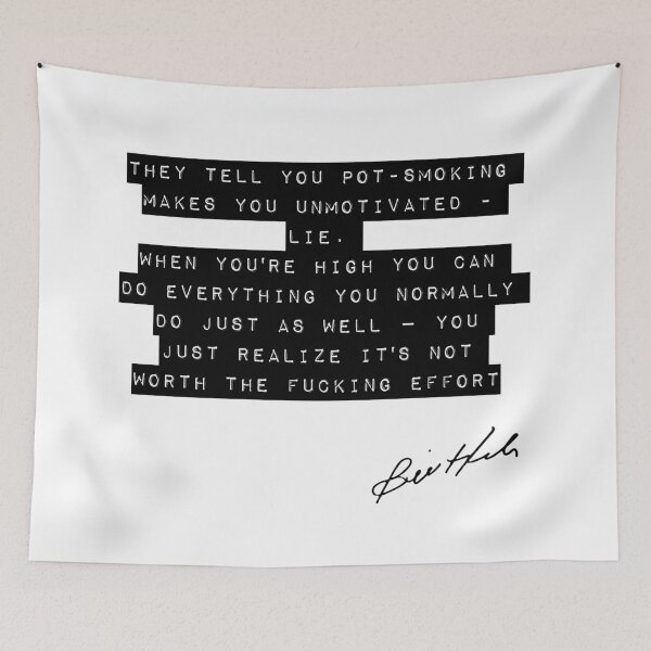 Item preview, Bill Hicks Quote - Pot Smoking designed and sold by TheGenesisArk.