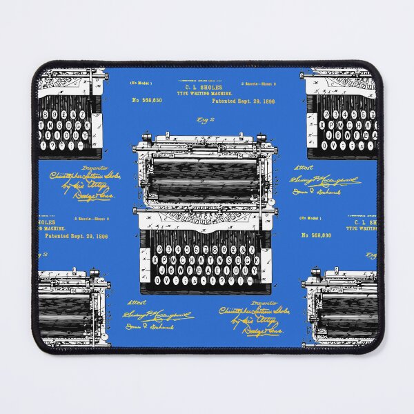 Item preview, First Typewriter Patent Print designed and sold by HippoCreation.