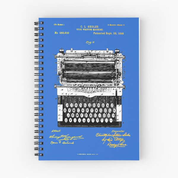 Item preview, First Typewriter Patent Print designed and sold by HippoCreation.