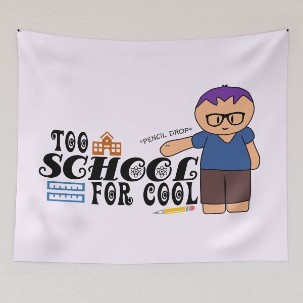 Item preview, Too School For Cool - Back To School (2 : Light) designed and sold by the-krisney-way.