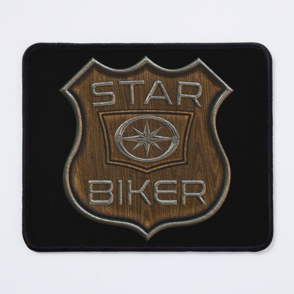 Item preview, Star biker wooden panel designed and sold by KlaraBubble.
