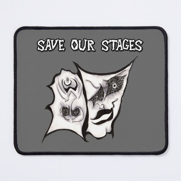 Item preview, Save Our Stages | Performing Arts | Comedy Tragedy | Stage Crew | TM11 designed and sold by triciakitty.