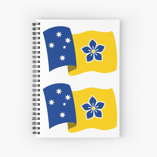 Proposed Australian Capital Terrritory (ACT) Flag - Flying Spiral Notebook