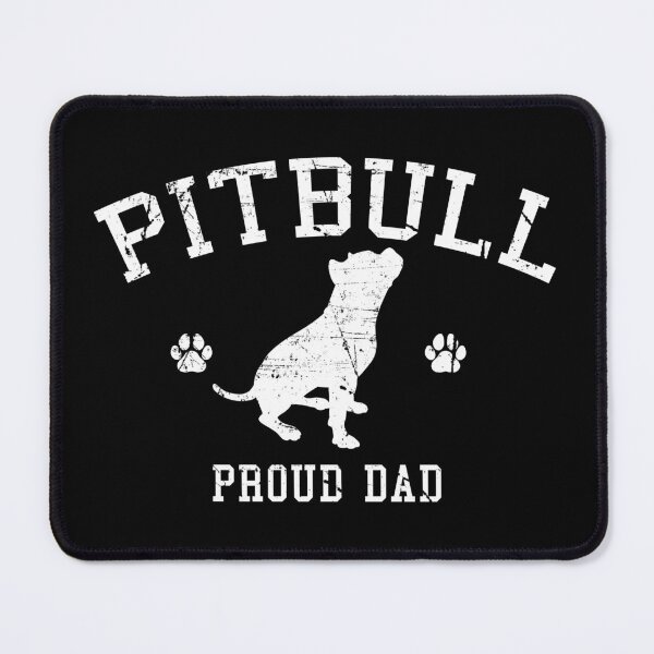 Item preview, Proud Pitbull Dad Black designed and sold by SoccaTamam.