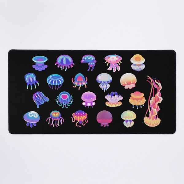 Jellyfish Day Desk Mat