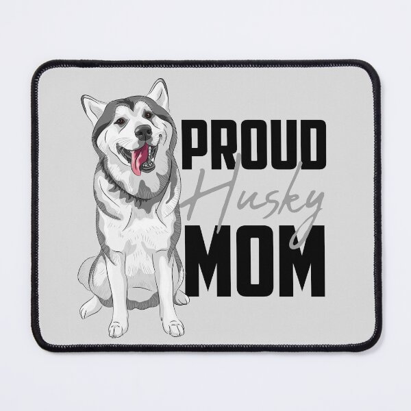 Item preview, Proud Siberian Husky Mom White designed and sold by SoccaTamam.