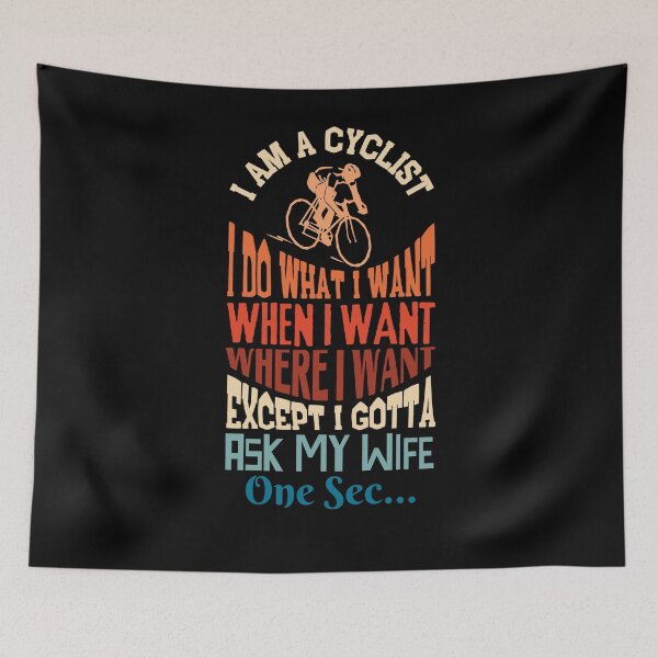 Item preview, Copia de hago lo que quiero cuando quiero, excepto que tengo que preguntarle a mi esposa que soy ciclista designed and sold by lucomini.