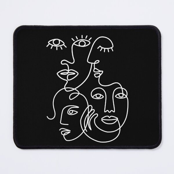 Item preview, 4 Ethnic Women One Line Art Drawing designed and sold by SoccaTamam.