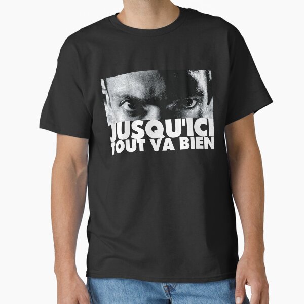 Vista previa del artículo con la obra «jusqu'ici tout va bien La Haine Tribute», diseñado y vendido por chilangopride.